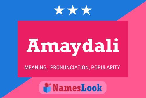 Amaydali Name Poster