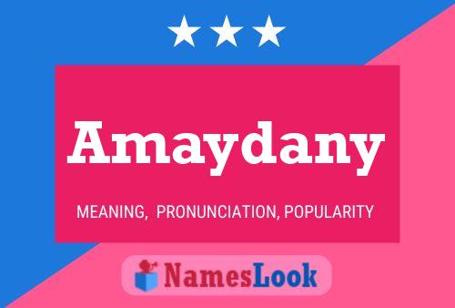 Amaydany Name Poster