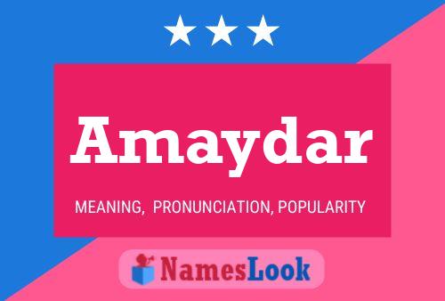 Amaydar Name Poster