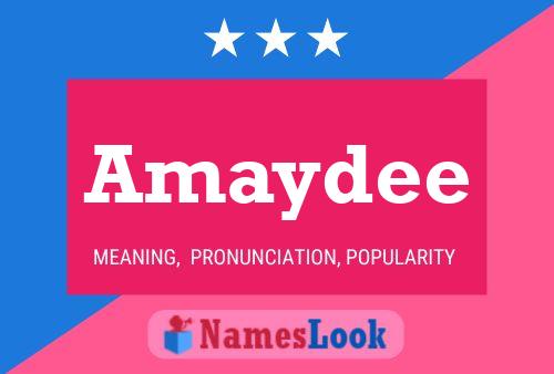 Amaydee Name Poster