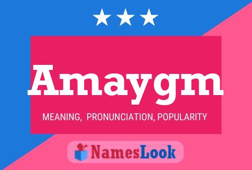 Amaygm Name Poster