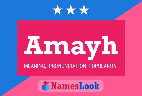 Amayh Name Poster