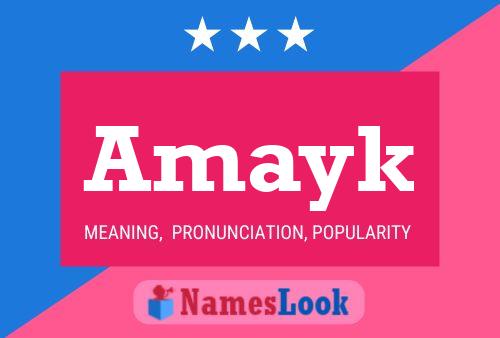 Amayk Name Poster