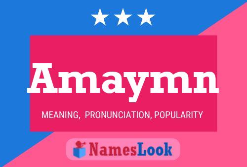 Amaymn Name Poster