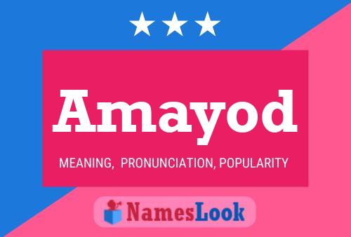 Amayod Name Poster