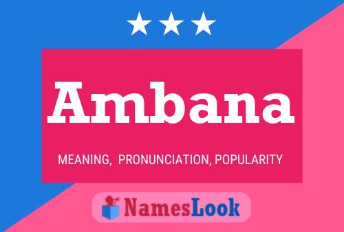 Ambana Name Poster