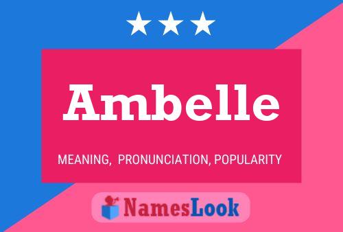 Ambelle Name Poster