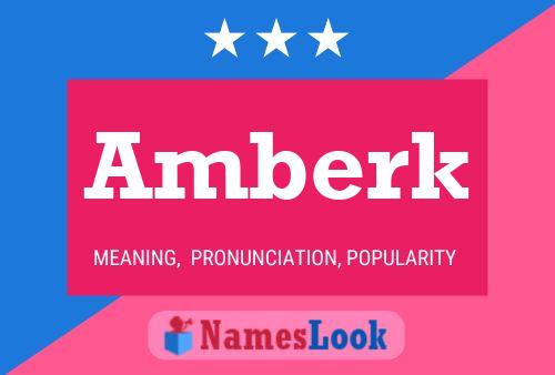 Amberk Name Poster