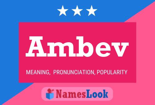 Ambev Name Poster