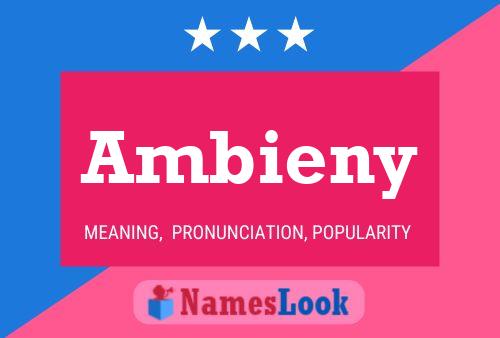 Ambieny Name Poster