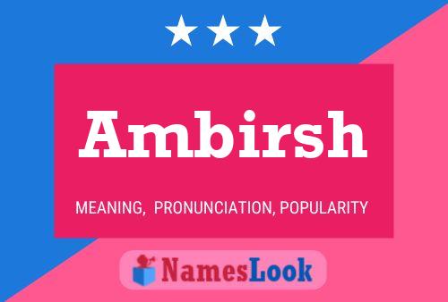 Ambirsh Name Poster