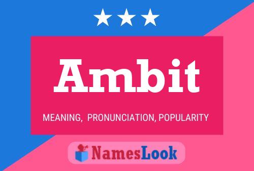 Ambit Name Poster