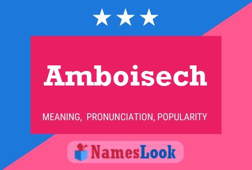 Amboisech Name Poster