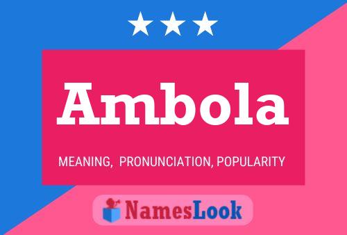 Ambola Name Poster