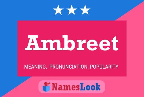 Ambreet Name Poster