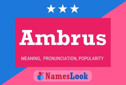 Ambrus Name Poster