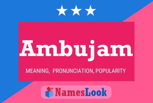 Ambujam Name Poster