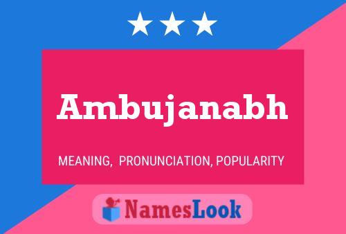 Ambujanabh Name Poster