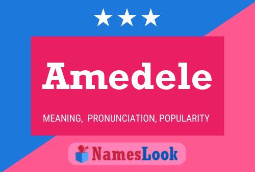 Amedele Name Poster