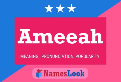 Ameeah Name Poster