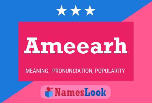 Ameearh Name Poster