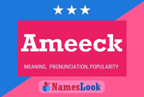 Ameeck Name Poster