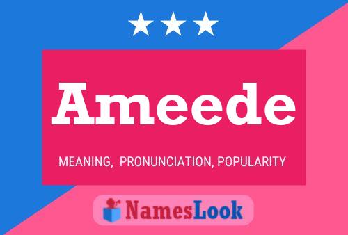 Ameede Name Poster