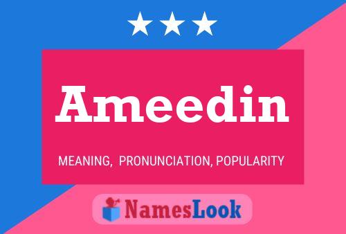 Ameedin Name Poster