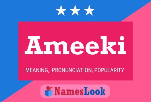 Ameeki Name Poster