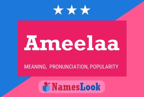 Ameelaa Name Poster