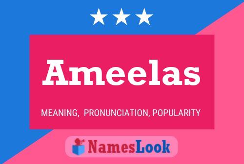 Ameelas Name Poster