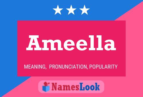 Ameella Name Poster