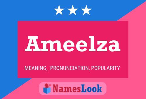 Ameelza Name Poster