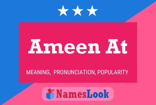 Ameen At Name Poster