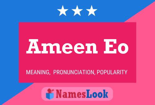 Ameen Eo Name Poster