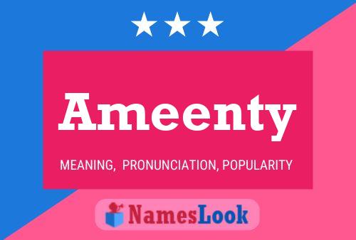 Ameenty Name Poster