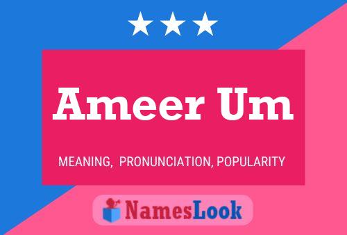 Ameer Um Name Poster