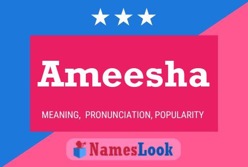 Ameesha Name Poster