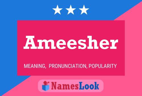 Ameesher Name Poster