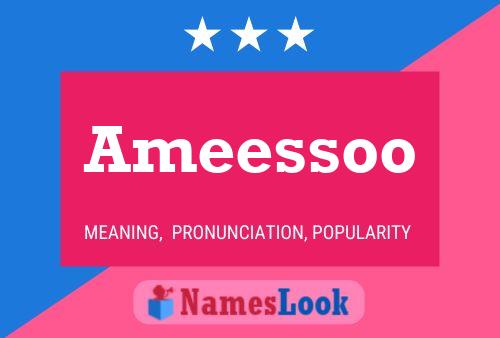 Ameessoo Name Poster