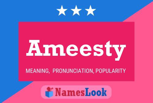 Ameesty Name Poster