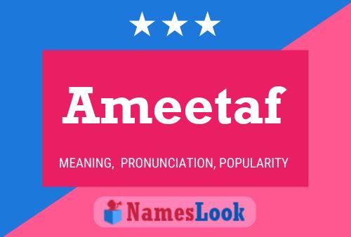 Ameetaf Name Poster