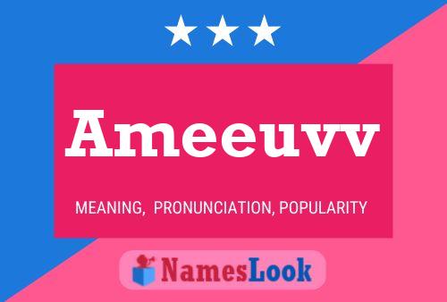 Ameeuvv Name Poster