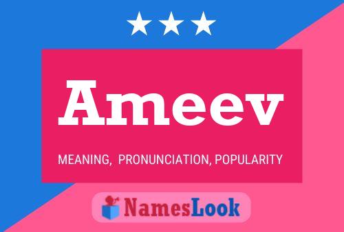 Ameev Name Poster