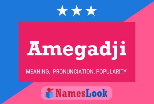 Amegadji Name Poster