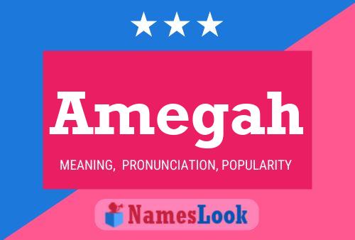 Amegah Name Poster