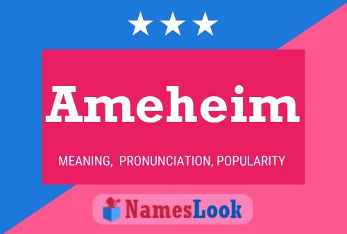 Ameheim Name Poster