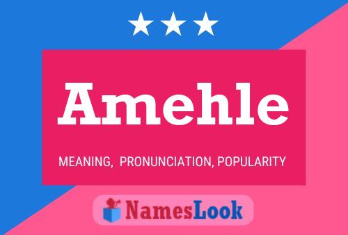 Amehle Name Poster