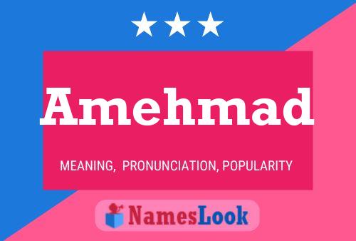 Amehmad Name Poster