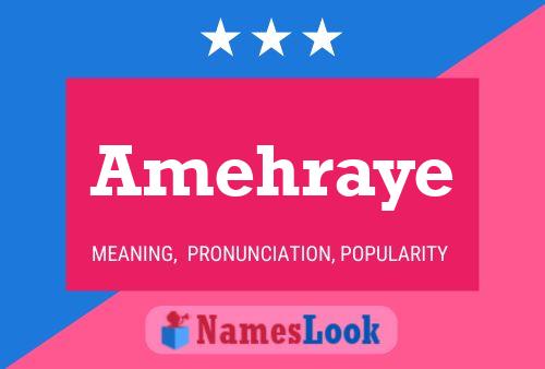 Amehraye Name Poster